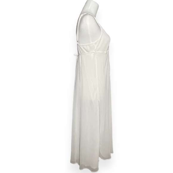 Vintage Oscar de la Renta Pink Label Cream Slip Dress Size Small - Picture 5 of 7